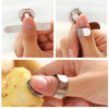 Garlic peeler Knife practical utility Easy gadget Tool stripper Finger utensil